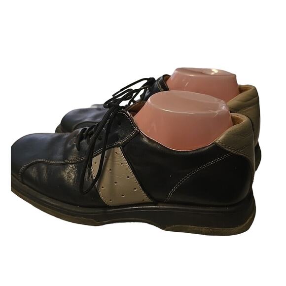 Bed Stu Black Leather Oxford Low Top Lace Up Square Toe Casual Shoes Men\'s Sz 42